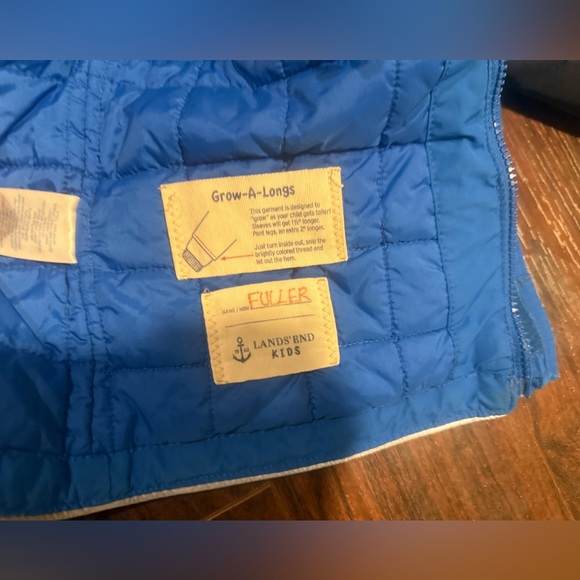 Boys Lands End Winter Coat grow a long medium - Picture 7 of 10